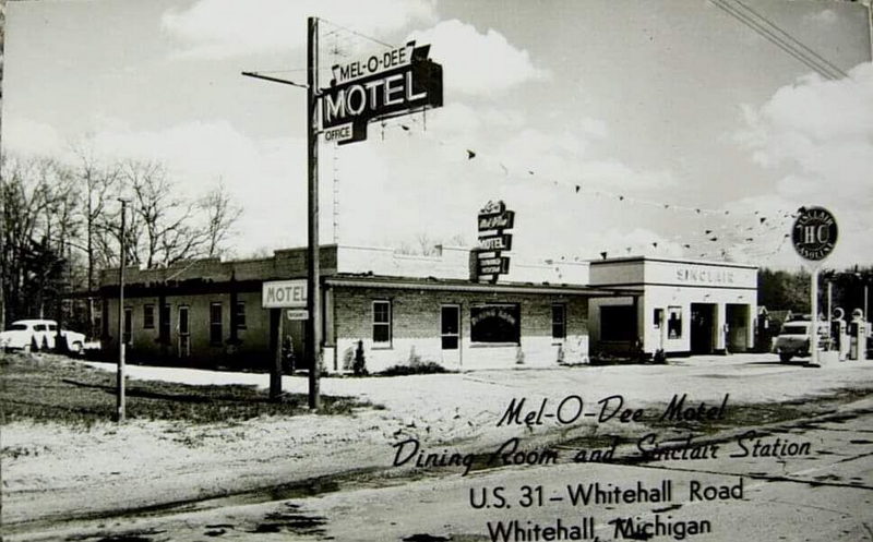 Mel-O-Dee Motel - Vintage Postcard (newer photo)